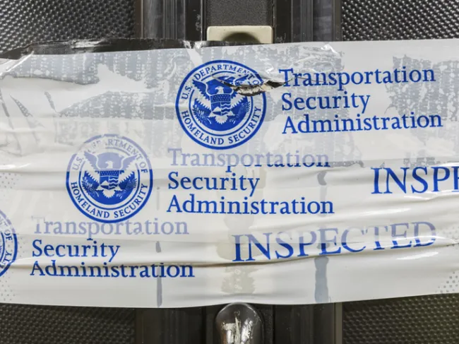 TSA Inspected Tape